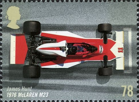 James Hunt in McLaren M23, 1976