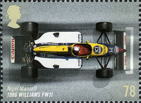 Nigel Mansell in Williams FW11, 1986