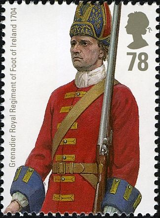 Army - Grenadier, Royal Regiment of Foot of Ireland, 1704