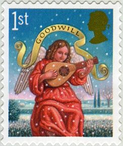 Angel playing Lute