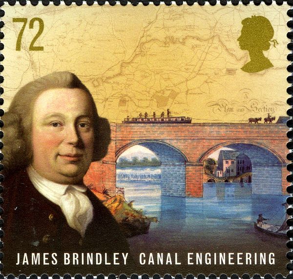 Industrial Revolution- James Brindley, canal engineering
