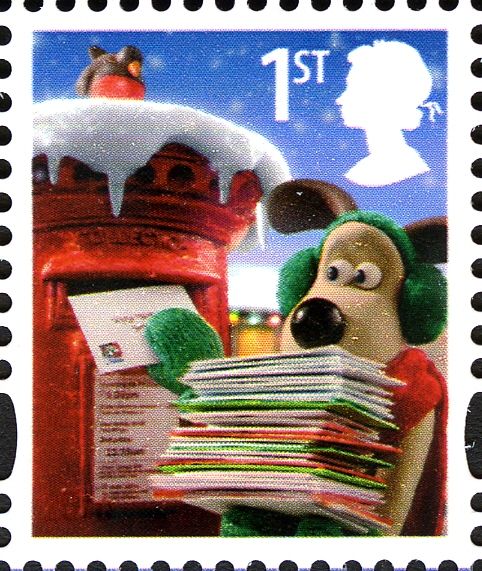 Gromit Posting Christmas Cards