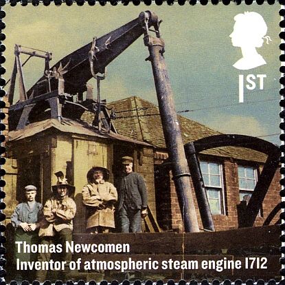 Thomas Newcomen, inventor of atmospheric steam engine, 1712