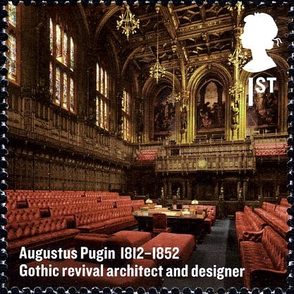 Augustus Pugin 1812-52, Gothic revival architect & designer