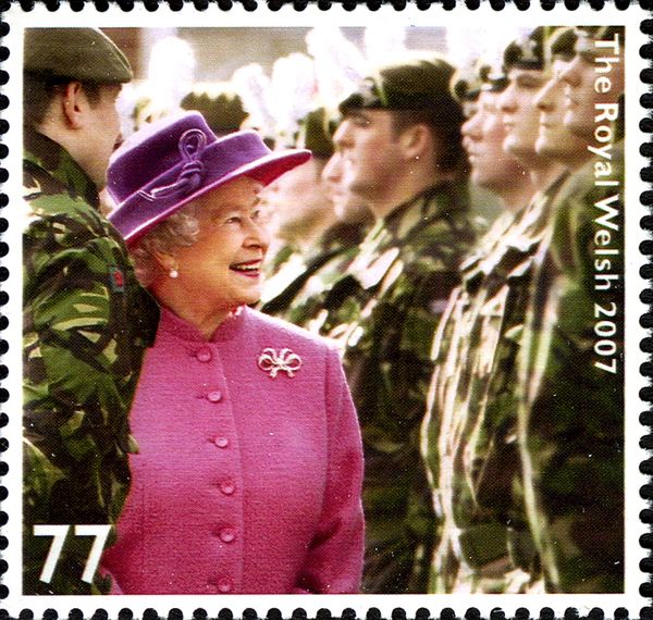 Inspecting Royal Welsh Battalion 2007
