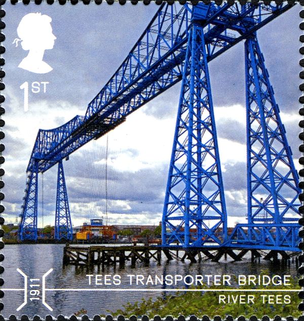 Tees Transporter Bridge, River Tees