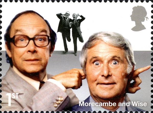 Morecambe (1926-84) and Ernie Wise (1925-99)