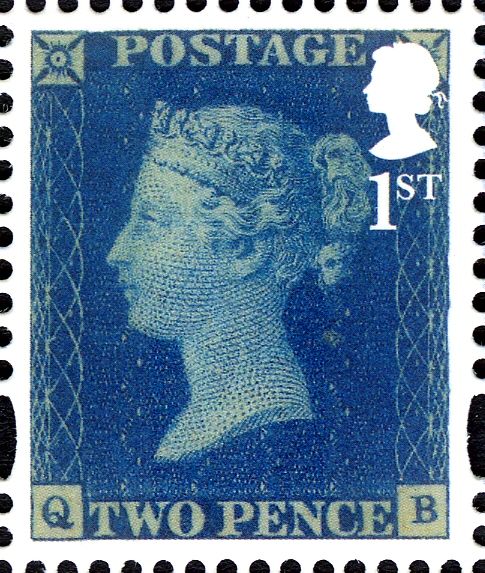 Two Pence Blue