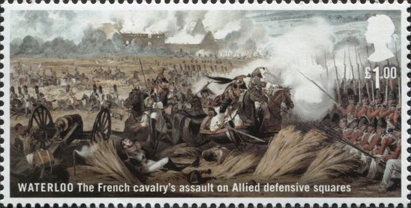 The French Cavalry's Assault on Allied Defensive Squares