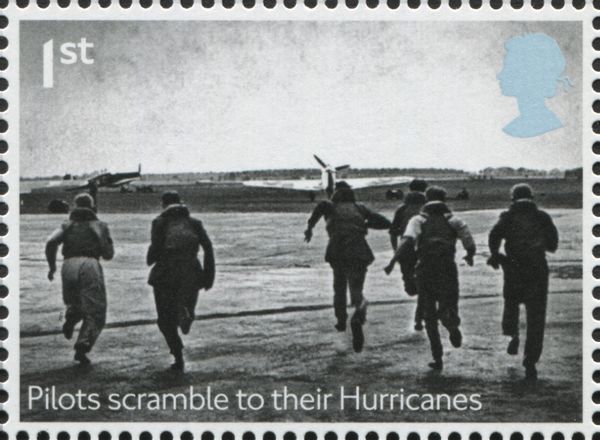 Pilots Scramble to Their Hurricanes