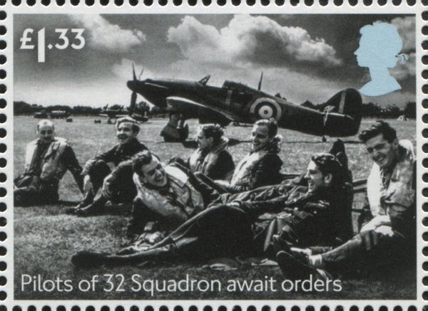 Pilots of 32 Squadron Await Orders