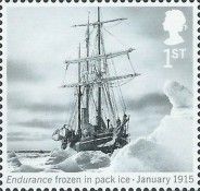Endurance frozen in pack ice (January 1915)