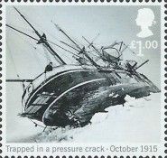 Trapped in a pressure crack (October 1915)