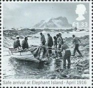 Safe arrival at Elephant Island (April 1916)