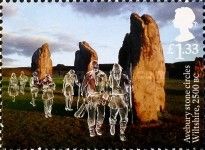Avebury stone circles, Wiltshire, 2500 BC