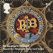 St George's Chapel - Nave: Sir Reginald Bray roof boss