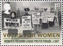 Women’s Freedom League Poster Parade, c. 1907