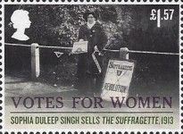 Sophia Duleep Singh sells The Suffragette, 1913