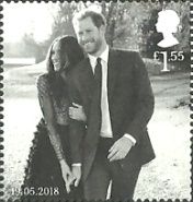 Prince Harry & Meghan B&W Photo
