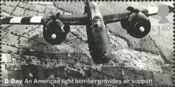 American Light Bomber Providing Air Support