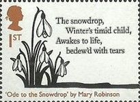 Mary Robinson "Ode To The Snowdrop"