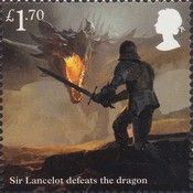 Sir Lancelot Defeats The Dragon
