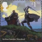 Arthur Battles Mordred