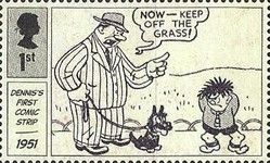 Dennis's First Comic Strip