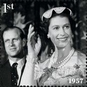Queen Elizabeth II in 1957