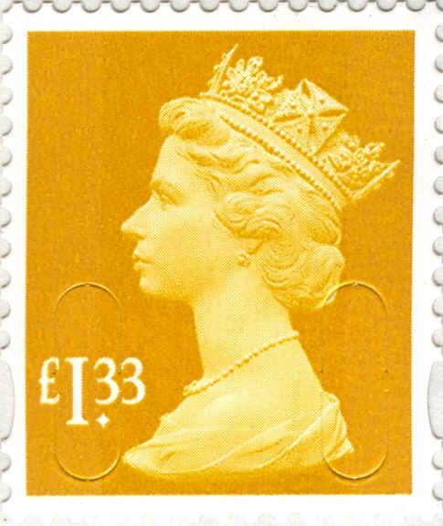 Queen Elizabeth II - Security Machin M16L, MAIL