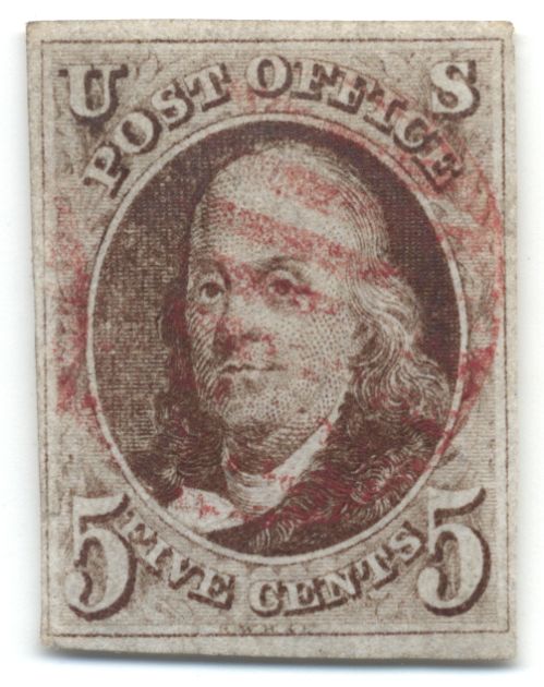 Benjamin Franklin (1706-1790) - orange brown