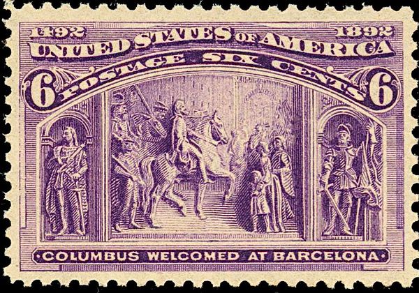 Columbus Welcomed at Barcelona