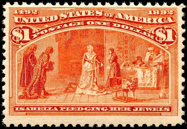 Queen Isabella Pledging Her Jewels