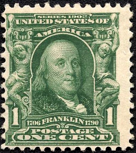 Benjamin Franklin (1706-1790), leading author and politician