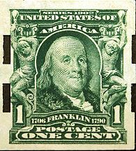Benjamin Franklin (1706-1790), leading author and politician