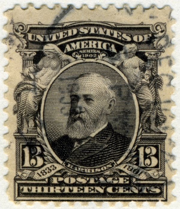 Benjamin Harrison (1833-1901), 23rd President of the U.S.A.