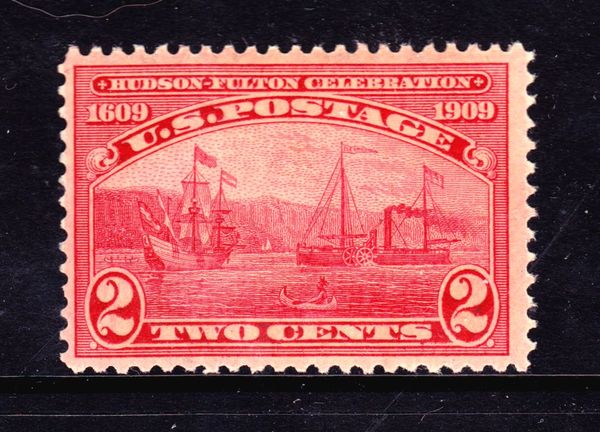 Henry Hudson's "Half Moon" and Fulton's Steamship "Clermont"