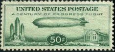 "Graf Zeppelin" from Freidrichshafen to Chicago