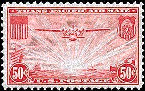 50 Cent China Clipper over Pacific