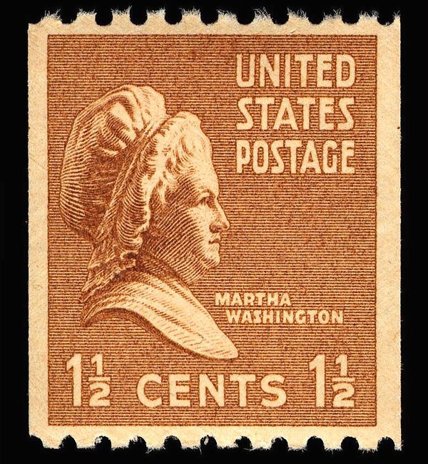 Martha Washington (1731-1802), Former First Lady of the USA