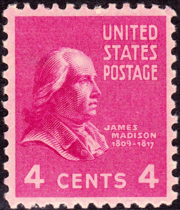 James Madison (1751-1836), Fourth President of the U.S.A.