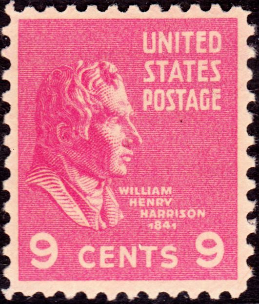 William Henry Harrison (1773-1841), 9th President of the USA