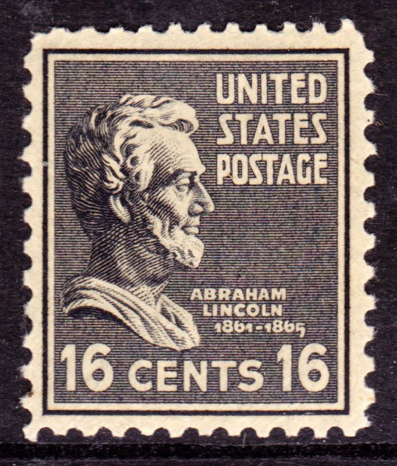 Abraham Lincoln (1809-1865), 16th President of the U.S.A.