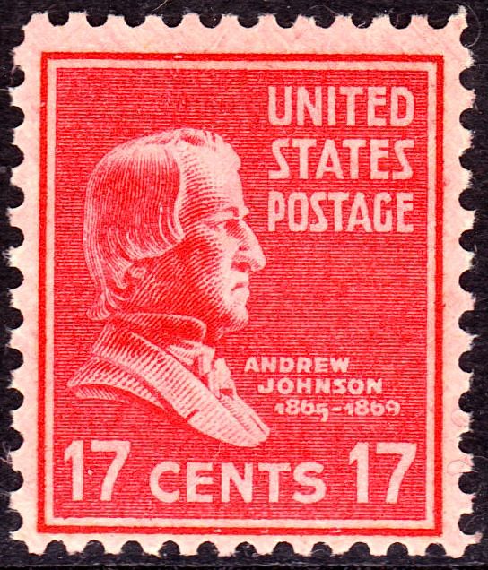 Andrew Johnson (1808-1875), 17th President of the U.S.A.