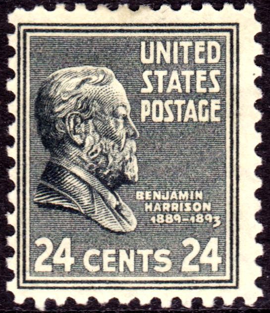 Benjamin Harrison (1833-1901), 23rd President of the U.S.A.