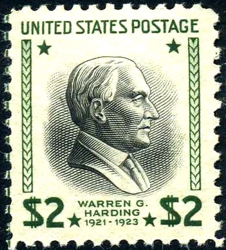 Warren G. Harding (1865-1923), 29th President of the U.S.A.