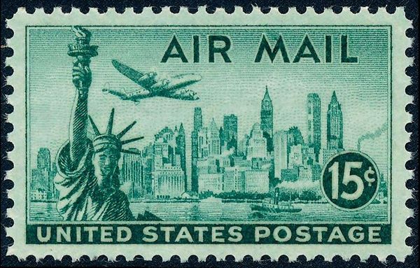 Statue Of Liberty and New York City Skyline