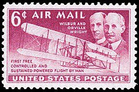 Wilbur & Orville Wright and their plane