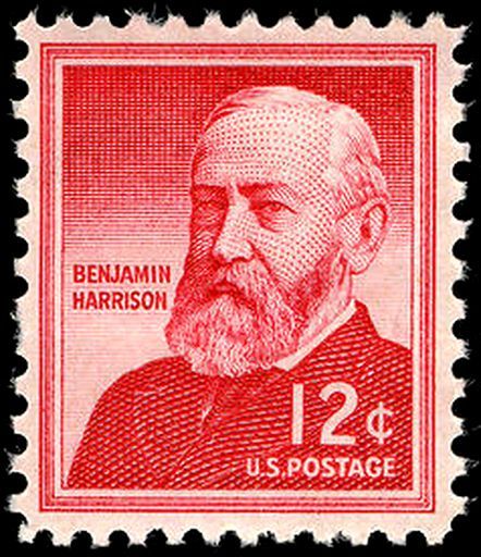 Benjamin Harrison (1833-1901), 23rd President of the U.S.A.