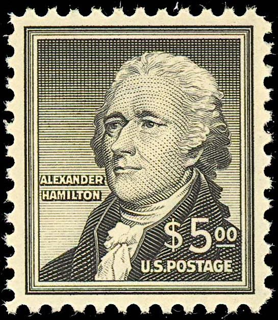 Alexander Hamilton (1757-1804), Founding Father of the U.S.